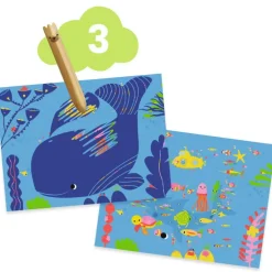 6 activités créatives "La souris et ses amis" 9295<Djeco Fashion