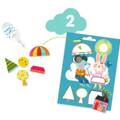 6 activités créatives "Le chat et ses amis" 9292<Djeco Cheap