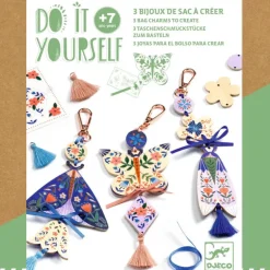 3 bijoux de sac à créer "Papillons Butterflies" 7981<Djeco Best