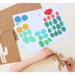 6 cactus à créer, kit créatif pour enfant Pirouette Cacahouète<PIROUETTE CACAHOUETE Cheap