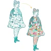 4 coloriages mode "Rebekka & ses amies" Les demoiselles 9545<Djeco Cheap