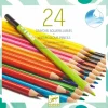 24 crayons de couleur aquarellables 9754<Djeco Online