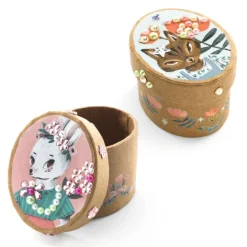 5 mini boîtes à décorer "Adorables" 7918<Djeco Shop