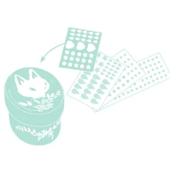 5 mini boîtes à décorer "Adorables" 7918<Djeco Shop