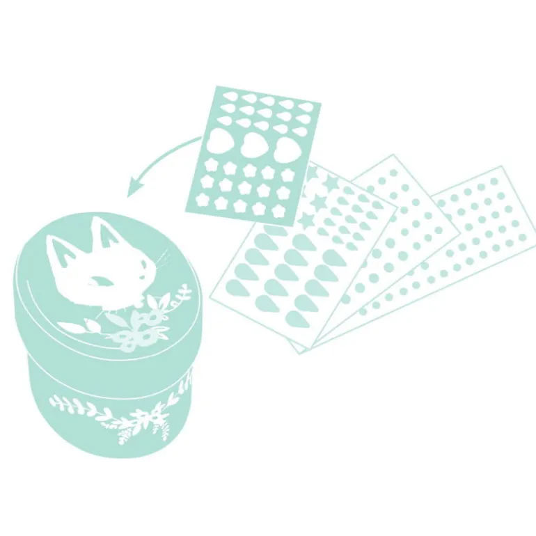 5 mini boîtes à décorer "Adorables" 7918<Djeco Shop