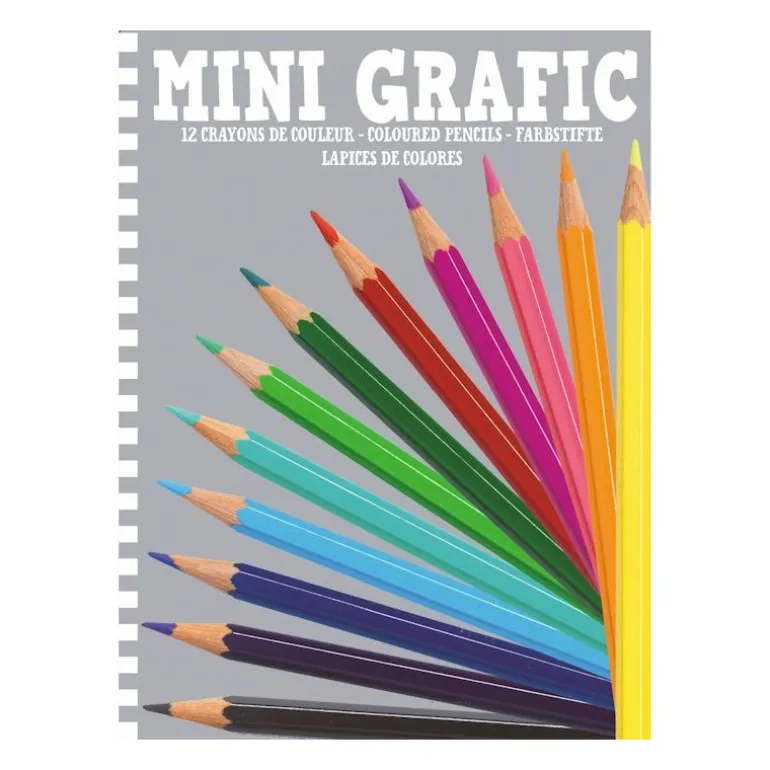 12 mini crayons de couleur 5395<Djeco Outlet