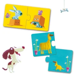 12 puzzles duo "Contraires" 8162<Djeco Clearance