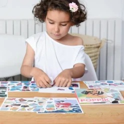 3 puzzles en stickers "Princesses"<POPPIK Best Sale