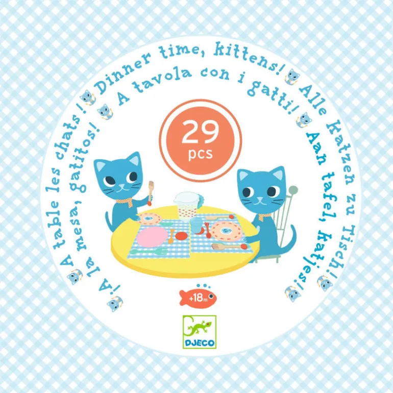 A table les chats ! Dinette 6547<Djeco Best