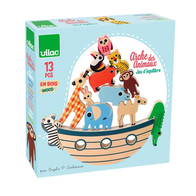 Arche des animaux, jeu d'équilibre Ingela P. Arrhenius 7629<VILAC Sale