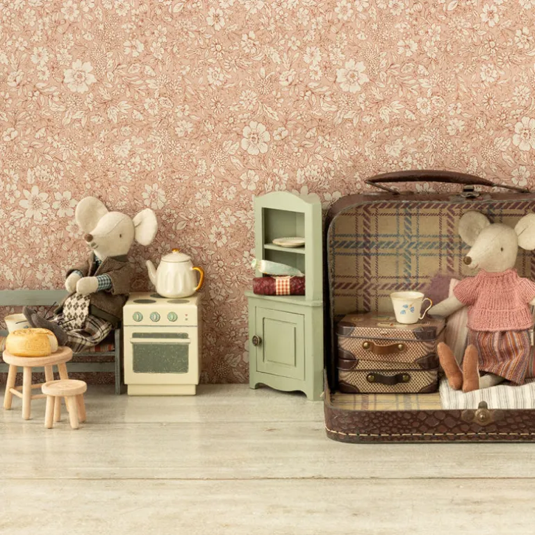 Armoire d'angle miniature - Vert clair<Maileg Hot