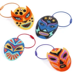 Artistic Plastic "Porte-clefs Catcheurs" 9486<Djeco Sale