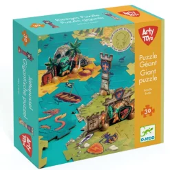 ARTY TOYS Puzzle de sol géant - Bataille - 6847<Djeco Outlet