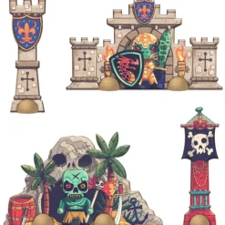 ARTY TOYS Puzzle de sol géant - Bataille - 6847<Djeco Outlet