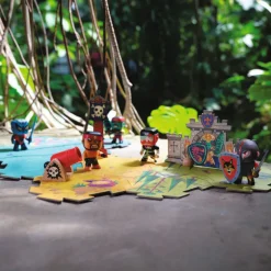 ARTY TOYS Puzzle de sol géant - Bataille - 6847<Djeco Outlet