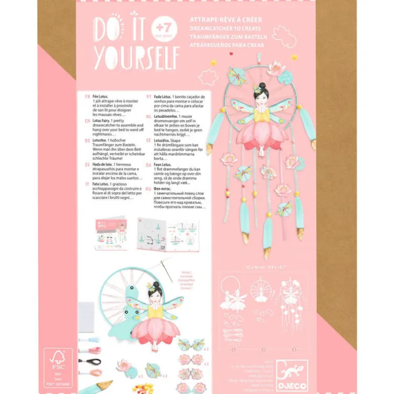 Attrape-rêve à créer "Fée Lotus" DIY 7963<Djeco Best Sale