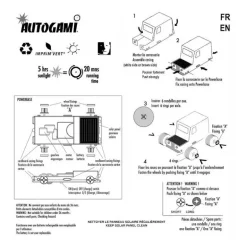 Autogami Camion de pompiers de Paris, voiture solaire<LITOGAMI Fashion