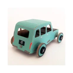 Autogami Renault 4L bleu turquoise, voiture solaire<LITOGAMI Best