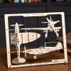 Avion de chasse – UGEARS Puzzle 2,5D en bois<UGEARS models New