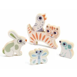 BabyAnimali, puzzle d'encastrement 6121<Djeco Best Sale