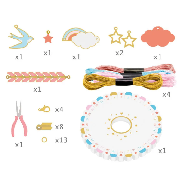 Bijoux à créer 'Bracelets kumihimo' Céleste 9818<Djeco Cheap