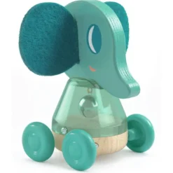Billie Bing, éléphant à roulettes, jouet à pousser 6445<Djeco Best Sale