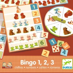 Bingo 1, 2, 3 chiffres Eduludo 8258<Djeco Shop