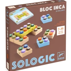 BLOC INCA - Jeu Sologic de 0818<Djeco Cheap