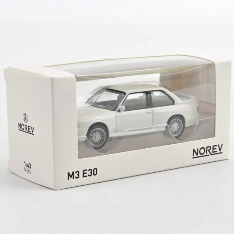 BMW M3 E30 1986 Blanche 1-43ème<NOREV Store