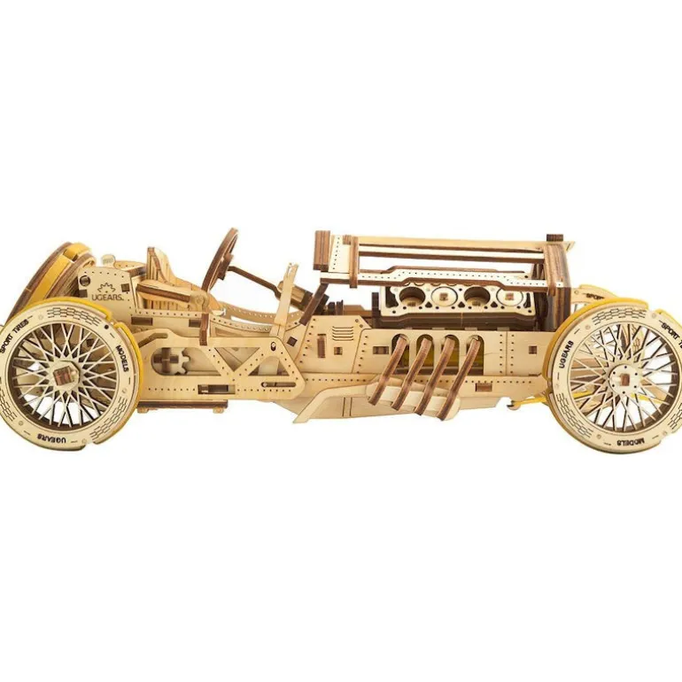 Bolide U-9 Grand Prix – UGEARS Puzzle 3D Mécanique<UGEARS models Hot