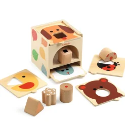 Boîte à formes en bois 'BoxBasic' 6219<Djeco Cheap