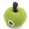 Boîte à musique pomme en crochet "The veggy toys", coton bio<MyuM Hot