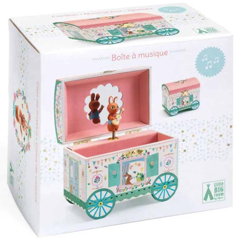 Boîte à musique "Roulotte enchantée" 6091<Djeco Outlet