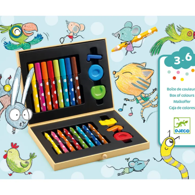 Boîte de couleurs pour les petits 9010<Djeco Best