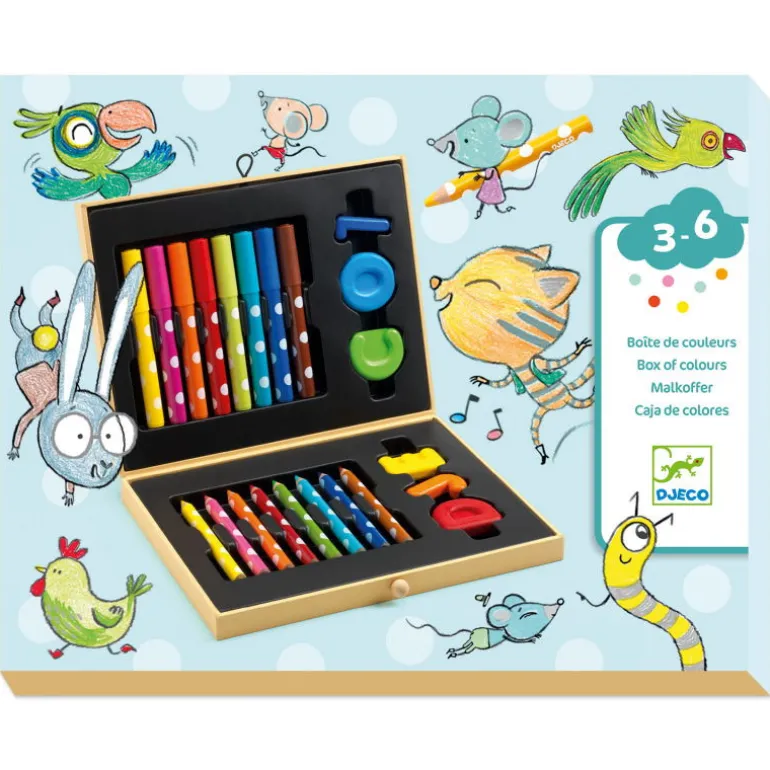 Boîte de couleurs pour les petits 9010<Djeco Best