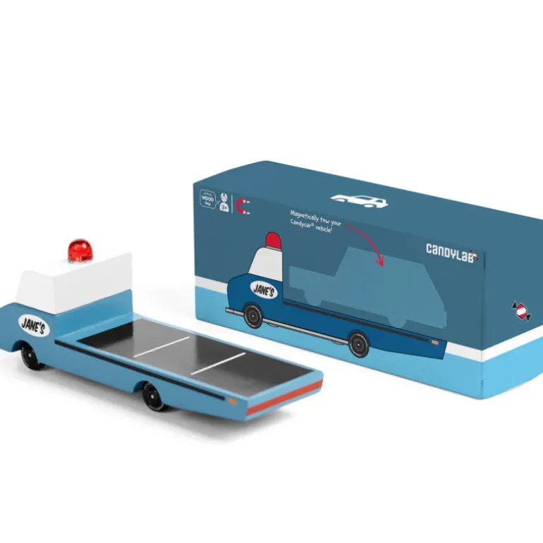 Camion de dépannage bleu<Candylab TOYS New
