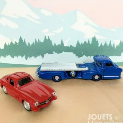 Camion Mercedes transporteur + Mercedes 'Papillon' 1955<NOREV Hot