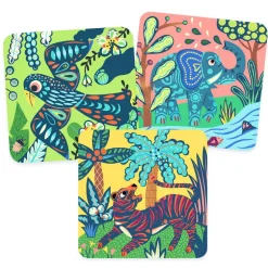 Cartes à gratter 'Grosses bêtes' 9095<Djeco Hot