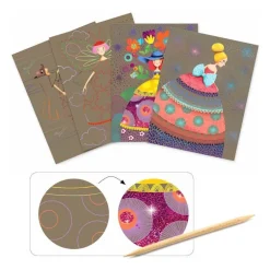 Cartes à gratter 'Le bal des coquettes' 9725<Djeco Sale