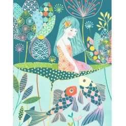 Cartes à gratter 'L'étang' 9716<Djeco Clearance