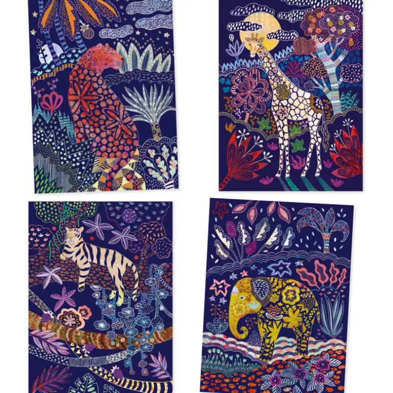 Cartes à gratter 'Nature luxuriante' 9728<Djeco Shop