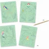 Cartes à gratter pastel 'Jardin fabuleux' 9719<Djeco Cheap