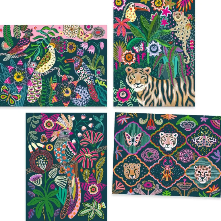 Cartes à gratter "Rococo" 9709<Djeco Flash Sale