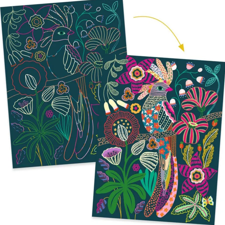 Cartes à gratter "Rococo" 9709<Djeco Flash Sale