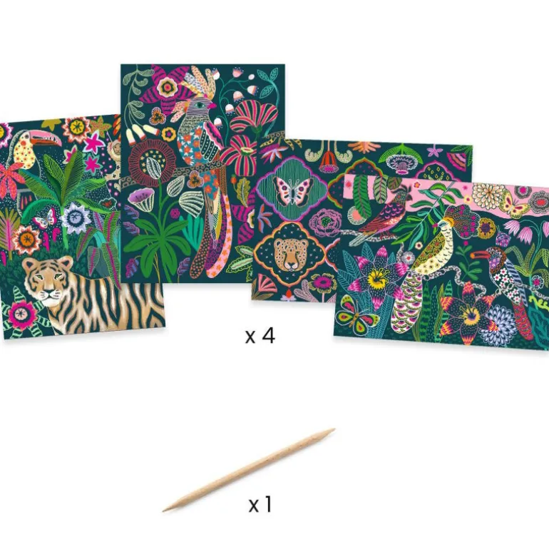 Cartes à gratter "Rococo" 9709<Djeco Flash Sale