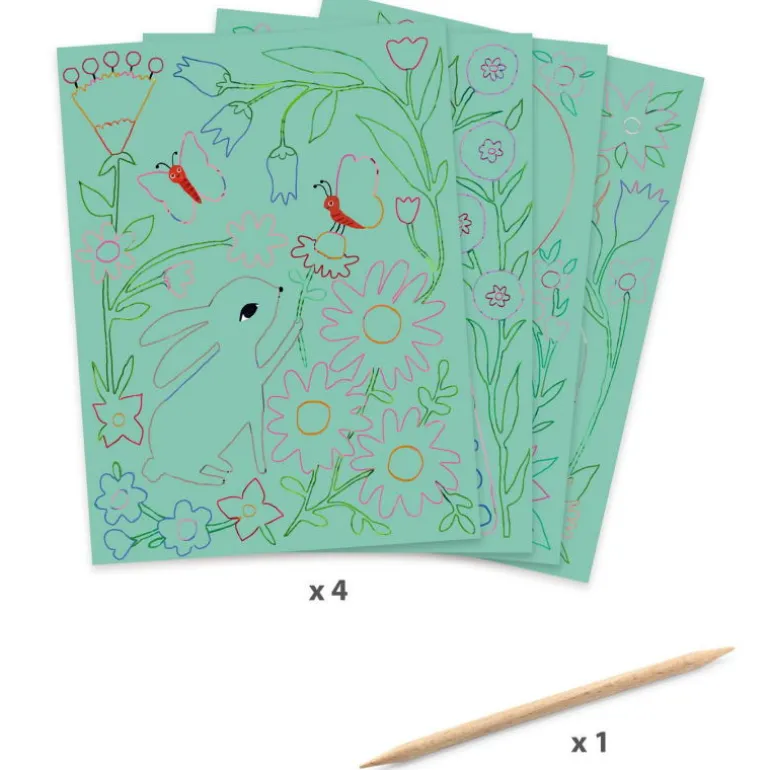 Cartes à gratter 'Rencontres' 9717<Djeco Online