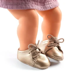 Chaussures dorées pour poupée POMEA de 7887<Djeco Store
