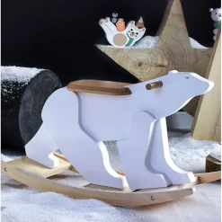Cheval à bascule "ours blanc de Pompon" 9104<VILAC Online