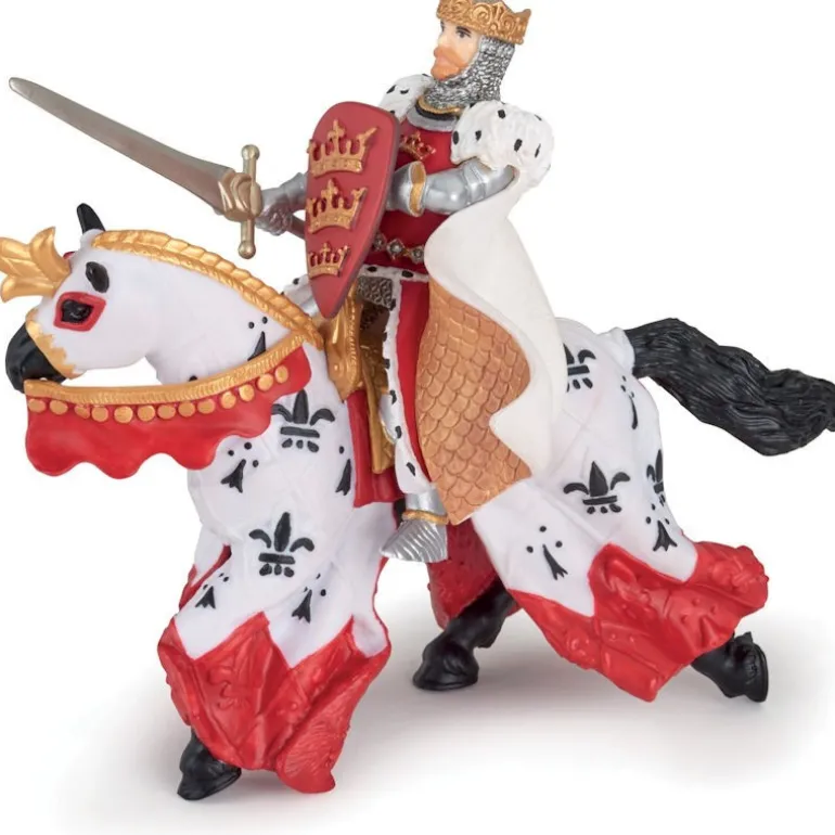 Cheval du roi Arthur rouge, figurine 39951<Papo Best