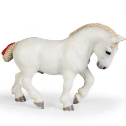 Cheval percheron blanc 51567<Papo Shop